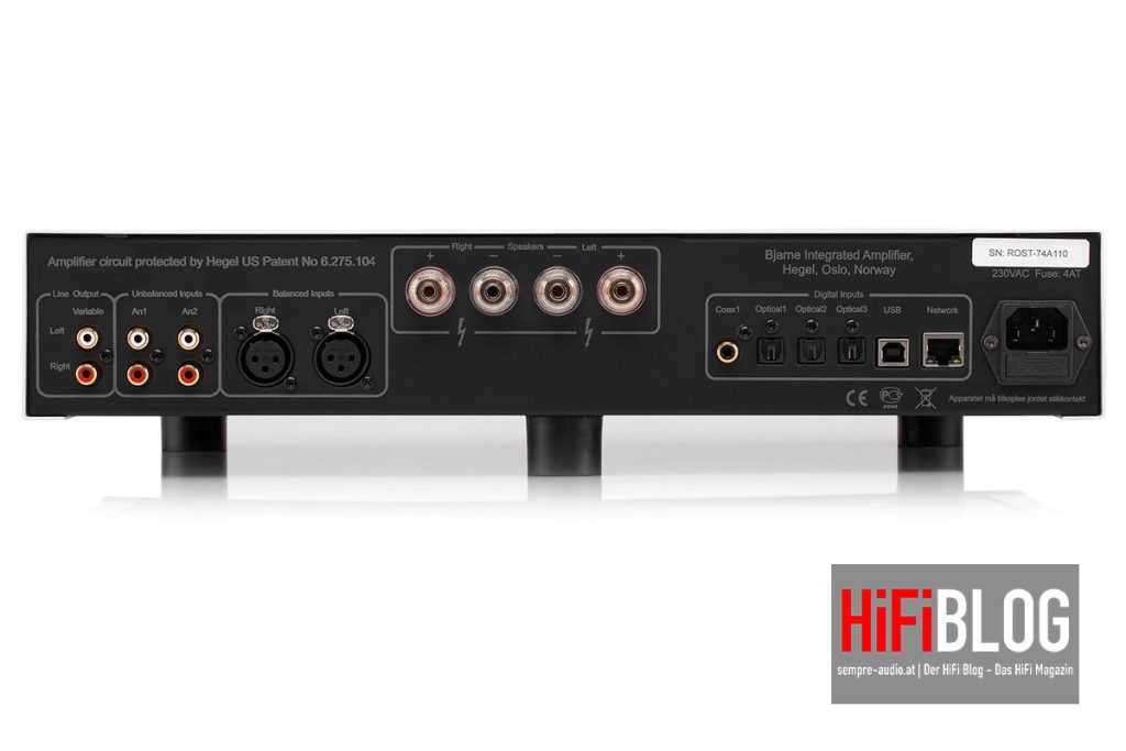 Foto © Hegel Music Systems | Hegel Röst Integrated Amplifier