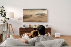 Foto © KEF | KEF LSX II Amber Haze und KEF LSX II Cotton White